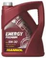 Синтетическое моторное масло Mannol Energy Premium 5W-30, 5 л