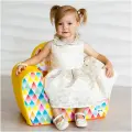 Бескаркасное (мягкое) детское кресло серии Инста-малыш, Счастье PCR317-18