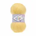 Пряжа ALIZE SEKERIM BEBE, св. желтый - 187, 100% акрил, 5 мотков, 100 г, 320 м.