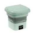 Портативная мини-стиральная машина LWM-04 с ведром 6 л, складная, зеленая 10537069