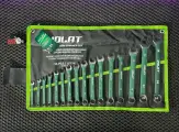 Набор ключей комбинированных Волат, 6-24мм, 16шт в прорезиненной оплетке