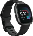 Часы Fitbit Versa 4, фитнес-трекер, AMOLED-экран, сенсорное управление, черный