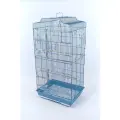 Клетка для птиц Golden cage 614, размер 47*36*92 см эмаль, цвет голубой
