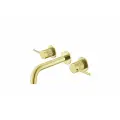 Смеситель для раковины Vincea Groove VBFW-4G1BG4 встраиваемый, брашированное золото