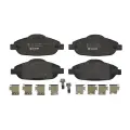Дисковые тормозные колодки передние brembo P61101 (4 шт.) черный