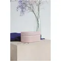 Шкатулка для украшений IsmatDecor S-657B-SHP, с зеркалом, овальная, светло-розовая