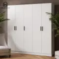 Шкаф для одежды HomeGrad Lars 200 см, белый, распашной, без зеркала