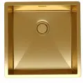 Стальная кухонная мойка Reflexion Como RX2044GD, брашированное золото