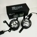Cвeтодиодные пpотивотуманные фары LED для Сhevrоlеt Сruzе 2009-2012 г. в. 3D-Light, 70w, 7 линз