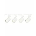 Трековый светильник (Набор 4шт) однофазный потолочный TR76 под лампу GU10 с шинопроводом белый ЭРА