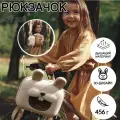 Рюкзак детский Zoy Zoii Кролик, для дошкольников, эргономичная спинка, 28 см x 40 см, подарок для детей