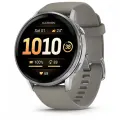 Часы Garmin Venu 4 45 мм Silver with Silver Gray Silicone Band (010-03014-01)