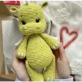 Вязаная игрушка дракон
