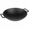 Сковорода-вок «Эмбер Каст Мэтт», чугун, 30 см, черный (Prohotel)