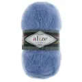 Пряжа Alize Mohair classic, 1 % шерсть, 25 % мохер, 51 % акрил, 100 г, 200 м, 3 шт., 40 голубой