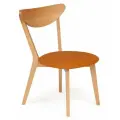 Кухонный стул TetChair Maxi, массив дерева, 86х45,3х48,5, оранжевый 1шт.
