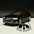 Машинка AUDI A8. Металлическая модель автомобиля Ауди А8 черный 20см. Инерционная игрушка машина 1:24