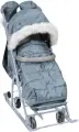 Санки-коляска Nika Ника Детям 7-5SK НД7-5SK, серый