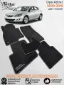 Ворсовые коврики в салон автомобиля Opel Astra J /2009-2018/ коврики автомобильные в машину Опель Астра