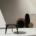 Журнальный столик круглый, Place it Home, цвет черный, диаметр 61см