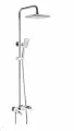 Душевая стойка со смесителем и тропическим душем Shevanik S9036 хром, латунь
