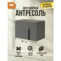 Антресоль двухдверная Баско L600, цвет Графит, 60*35*40 см, Mebelson