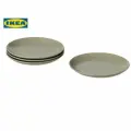 KNOW EASY-IKEA Набор тарелок 26 см 4 шт салатовый