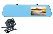Видеорегистратор Vehicle BlackBOX DVR T605 HD зеркало с двумя камерами BlackBox 1080p