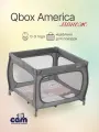 Манеж детский Cam QBox America, цвет 104 серый