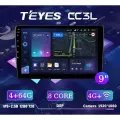 Teyes CC3L 4/64 магнитола универсальная с экраном 9 дюймов(активация голосового управления И универсальный провод питания евростандарта 16 pin. В подарок)