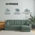 Угловой диван HYPNOZ Santiago, велюр, тёмно-зеленый