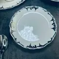 Тарелки десертные набор 6 шт Lenardi Argento, фарфор, 16 см