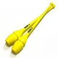 Булавы для художественной гимнастики Sasaski 40,5 см М34 JKН FIG с отверстием BRY (желтый)