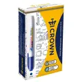 CROWN набор маркеров Multi Board Slim, синий, 12 шт. (WB-505), синий, 2 мм