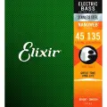 Струны для Бас-гитары 45-135 Elixir 14782 Stainless Steel Nanoweb Coated