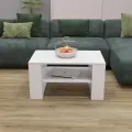 Журнальный стол ReBUTLERS 79x50x42см, белый