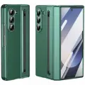 Чехол 3D с кожаной вставкой и стилусом для Samsung Galaxy Z Fold 5