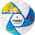 Футбольный мяч TORRES Junior-4, F323804, ручная сшивка, 32 панели, р. 4, PU