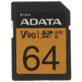 Карта памяти ADATA Premier One SDXC 64 ГБ [ASDX64GUII3CL10-C]