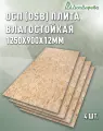 ОСП (OSB 3) Дом Дерева плита влагостойкая 1250x900x12мм 4 штуки