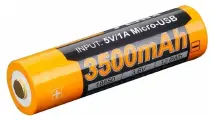 Аккумулятор Fenix PCB 3500 mAh c защитой 18650 ARB-L18-3500U с USB-портом