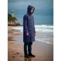 Плащ влагозащитный Тайфун синий. Размер: L