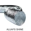 Воздуховод AFS ALUSHINE, Турция, гибкий, алюминиевый, 10х102см, 10 метров