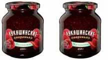 Лукашинские Варенье малиновое, 450 г, 4 шт