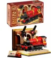 Конструктор 13017 MJI Паровоз Хогвартс экспресс на платформе 9¾, 929 деталей, 8+