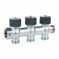 Распределительный коллектор Rehau G 3/4, 3 отвода G 3/4, с плавной регулировкой