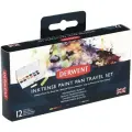 Набор красок Derwent Inktense Pan Travel Set, 12 шт