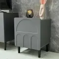 Тумба прикроватная MTO-Profi Санта напольная графит 45х40х55см открытие слева