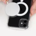 Беспроводная зарядка для телефона MagSafe, Qi 15Вт, серебро, Deppa 24012-OZ/ Без заводской упаковки