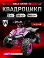 Комплект квадроцикла WELS TUKAH 110 см³, 8 л. с, центробеж. сцепление F-N-R, Фиолетовый